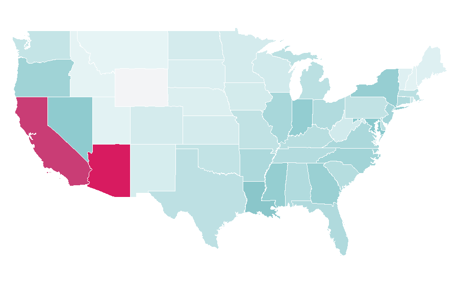 Affinity by region — Deandre Ayton, United States