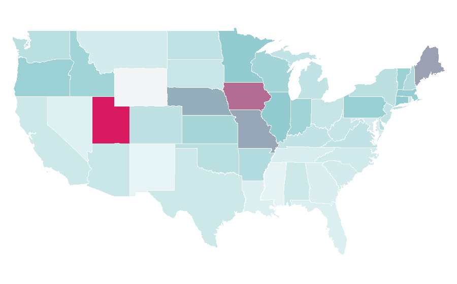 Affinity by region — Dear Evan Hansen, United States