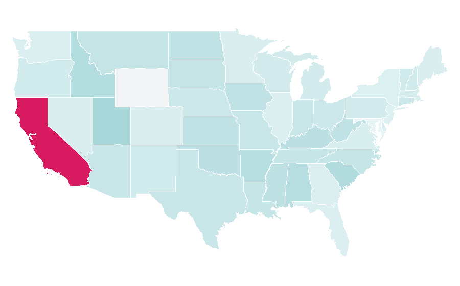 Affinity by region — Dear John (2010 film), United States