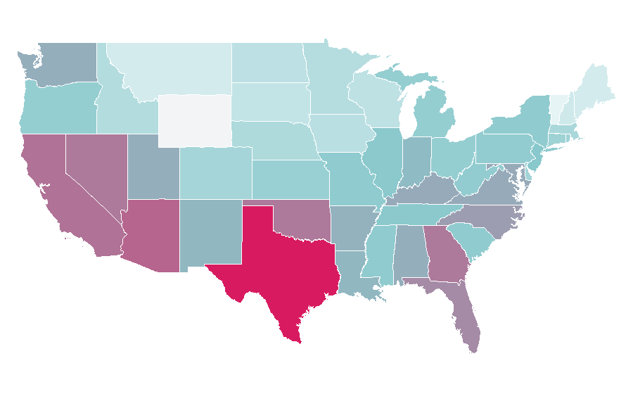 Affinity by region — Death Note, United States