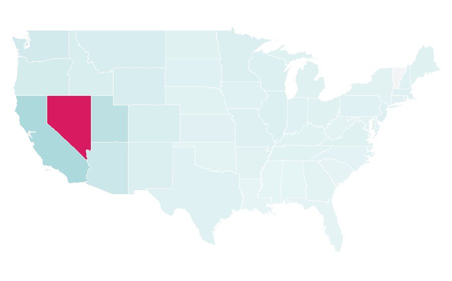 Affinity by region — Death Valley National Park, United States