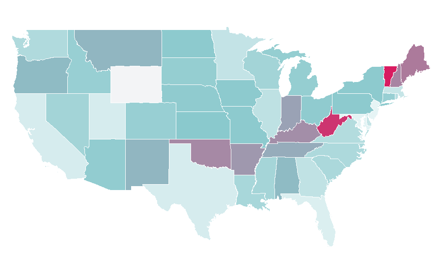 Affinity by region — Death Wish Coffee, United States