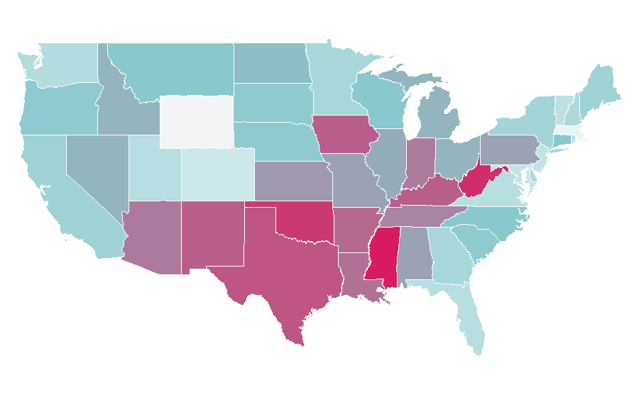Affinity by region — Deathwish, United States