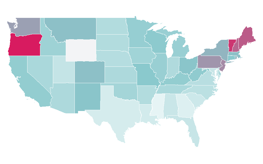 Affinity by region — Debbie Harry, United States
