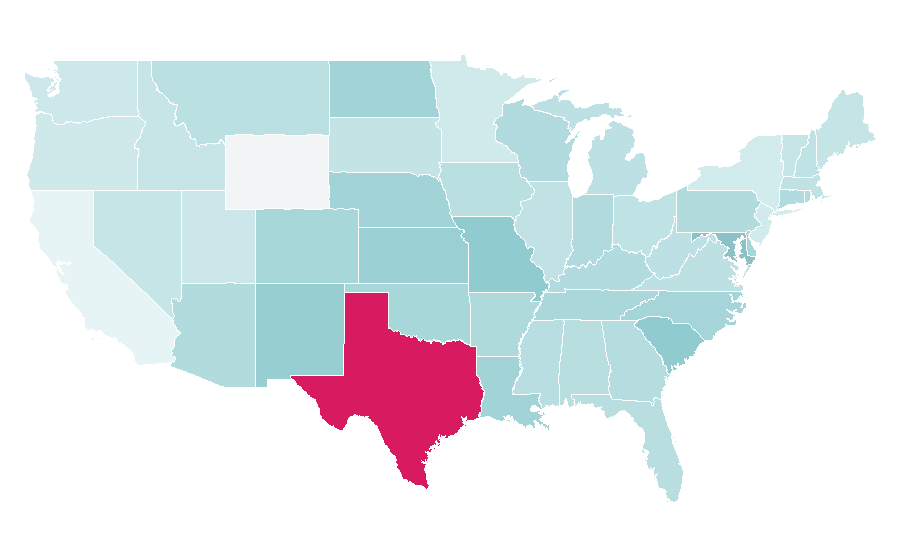 Affinity by region — Deep Eddy Vodka Distillery, United States