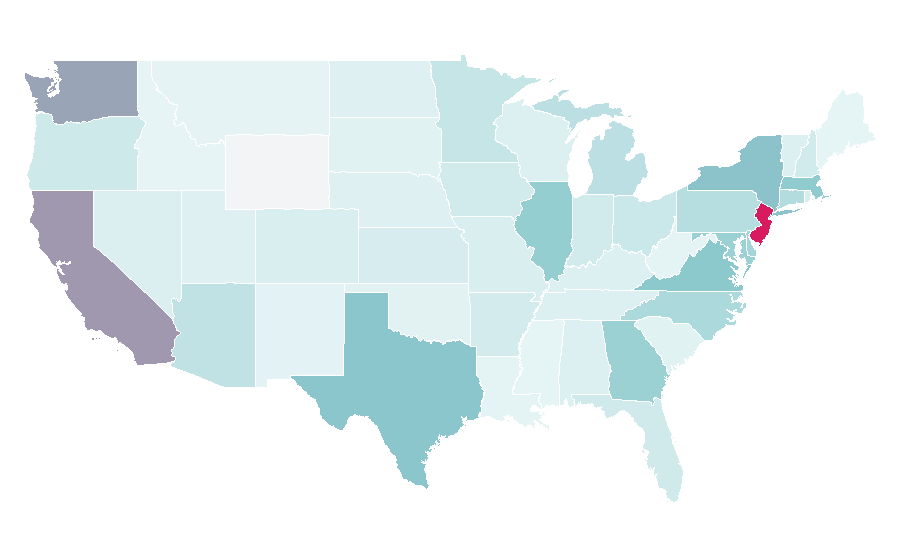 Affinity by region — Deepika Padukone, United States