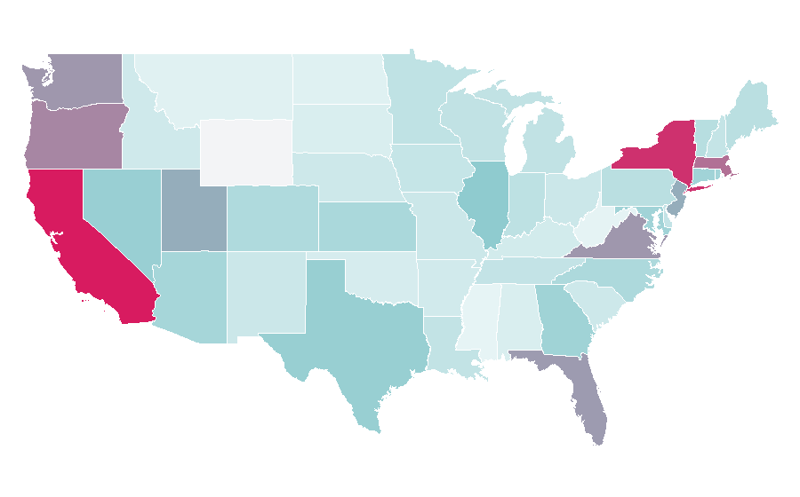 Affinity by region — DeepL, United States