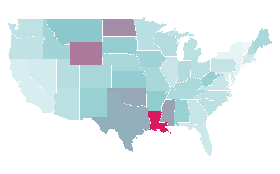 Affinity by region — Deepwater Horizon (film), United States