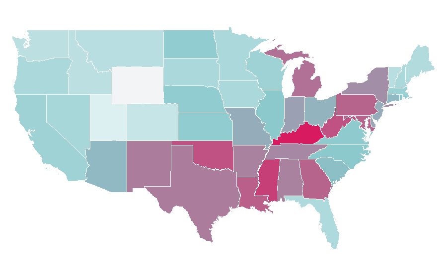 Affinity by region — Degrassi: Next Generation, United States