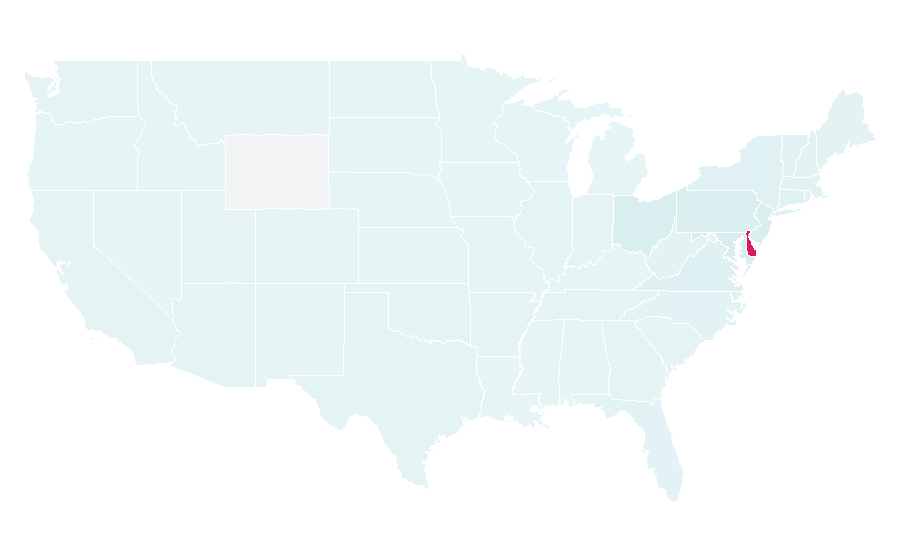 Affinity by region — Delaware, United States