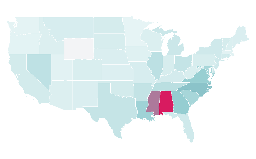 Affinity by region — DeLeón Tequila, United States