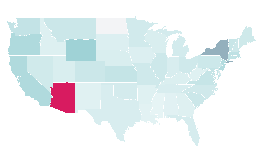 Affinity by region — Delicatessen, United States