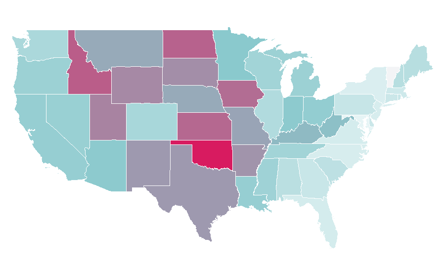 Affinity by region — Delivery Man (film), United States