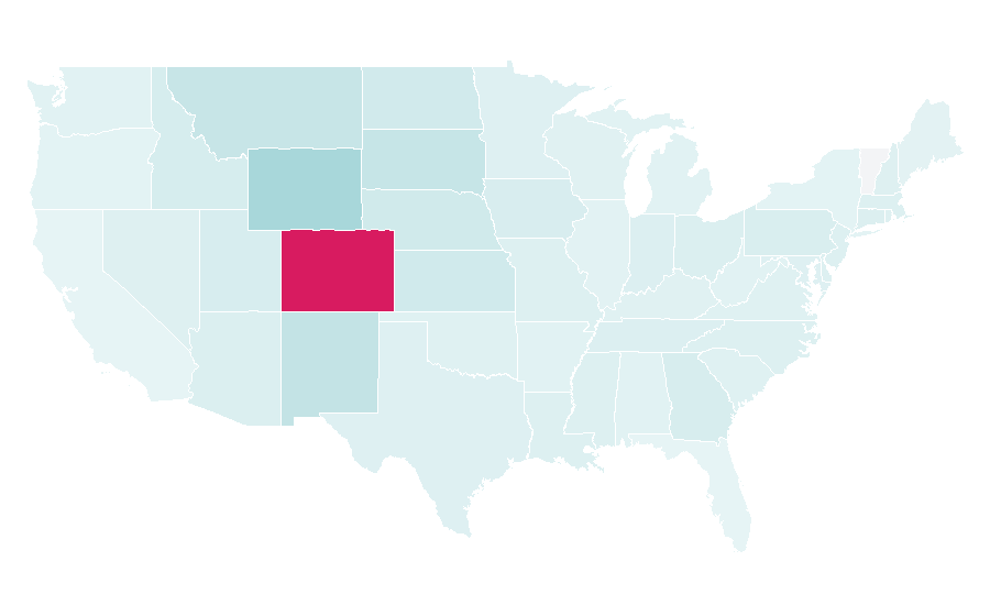 Affinity by region — Demaryius Thomas, United States