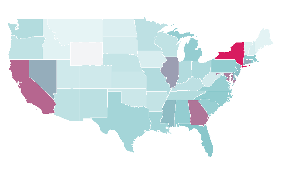 Affinity by region — Denim Tears, United States