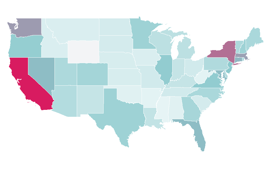 Affinity by region — Dental floss, United States