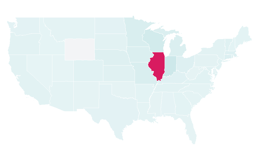 Affinity by region — DePaul University, United States