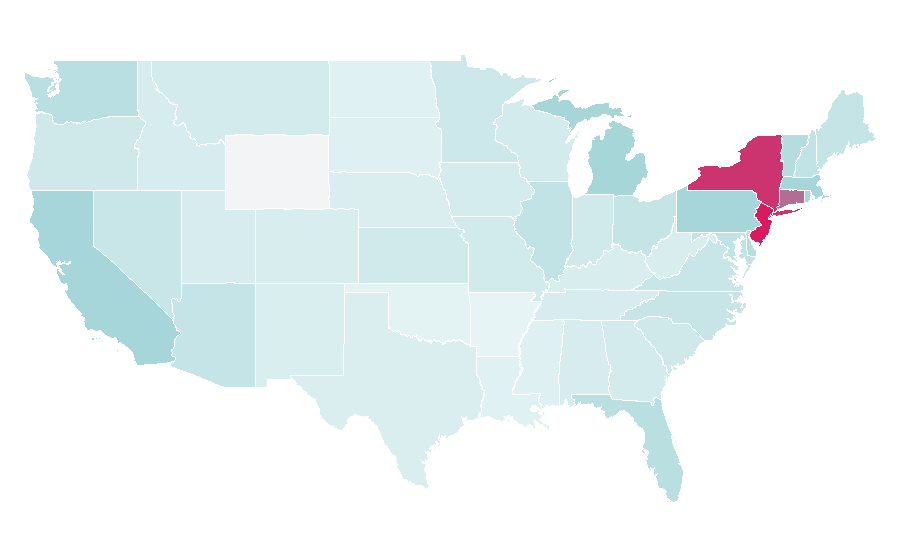 Affinity by region — Derek Jeter, United States