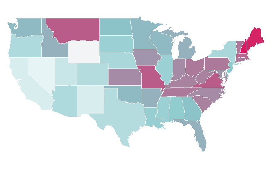 Affinity by region — Designated Survivor, United States