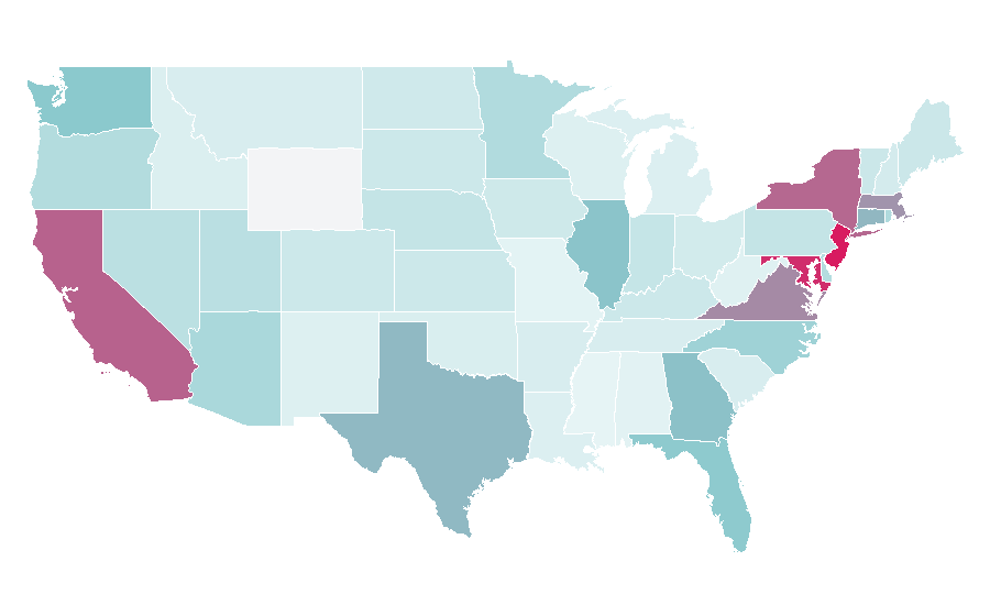 Affinity by region — Desiré Doué, United States