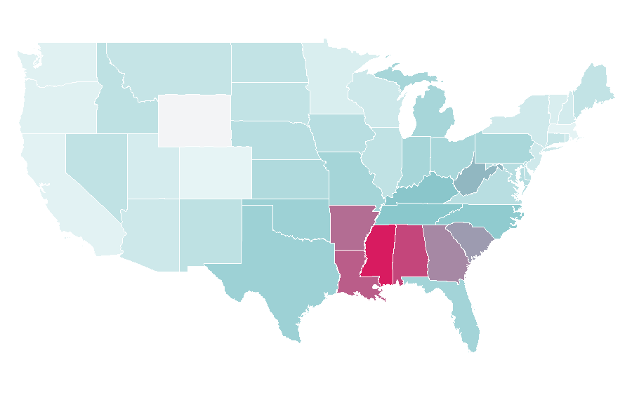 Affinität nach Region — Desktop computers, USA