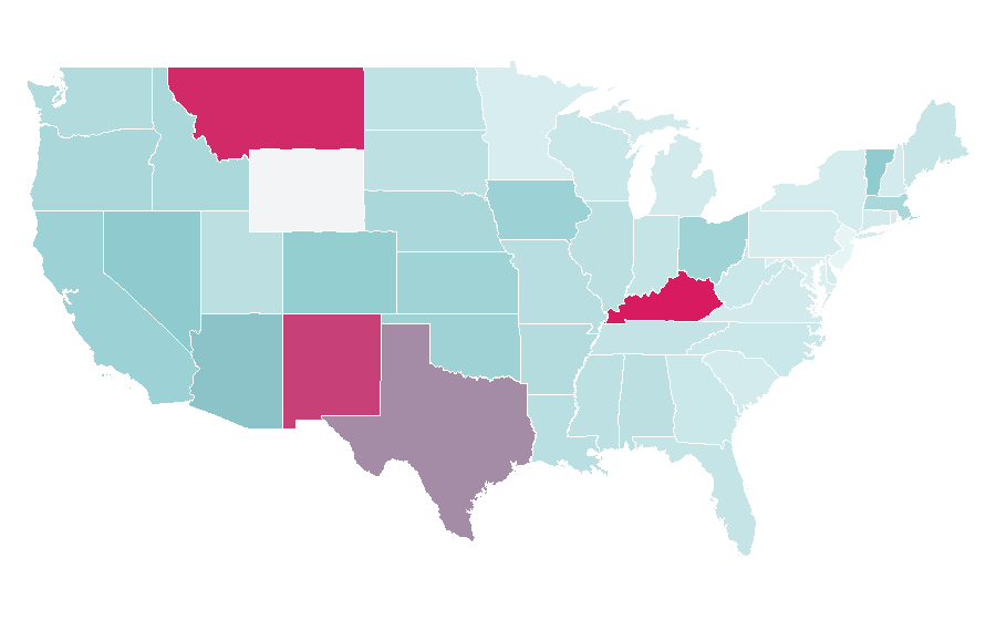 Affinity by region — Desperados, United States