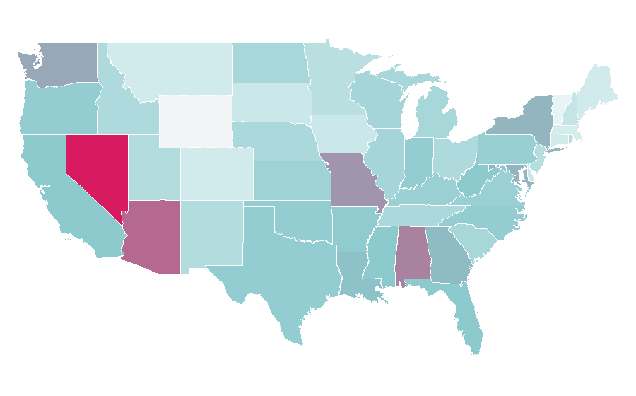 Affinity by region — Destiny (DC Comics), United States