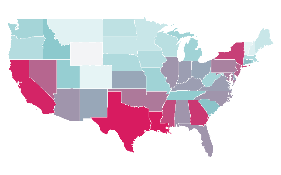 Affinity by region — Detective, United States