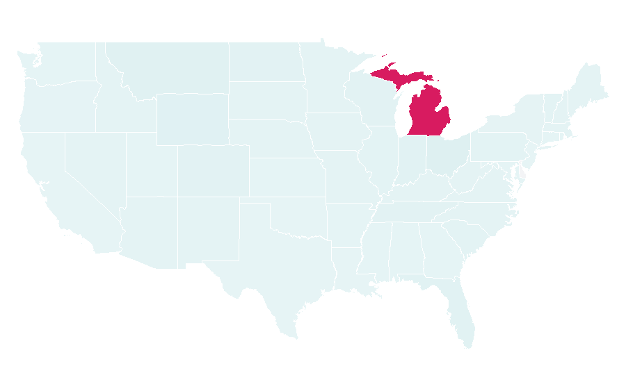 Affinity by region — Detroit Red Wings, United States