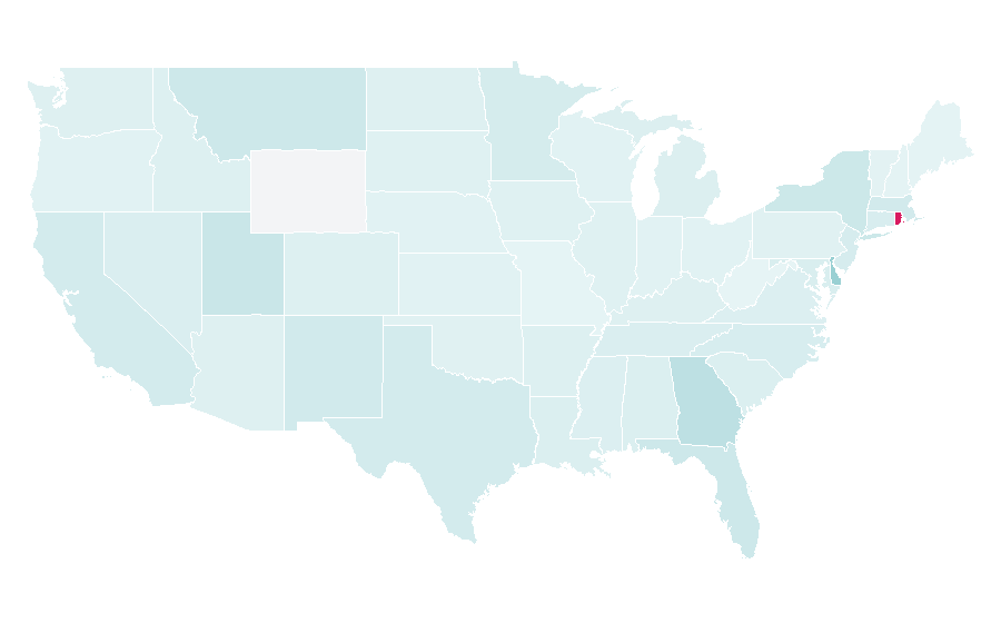 Affinity by region — Deutsche Eishockey Liga, United States