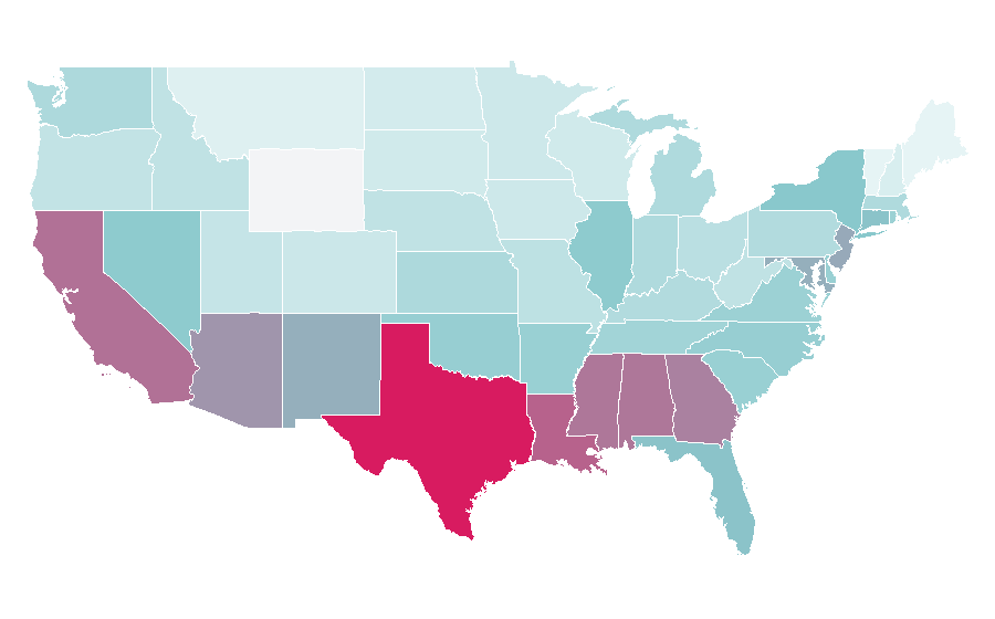 Affinity by region — Devious Maids, United States