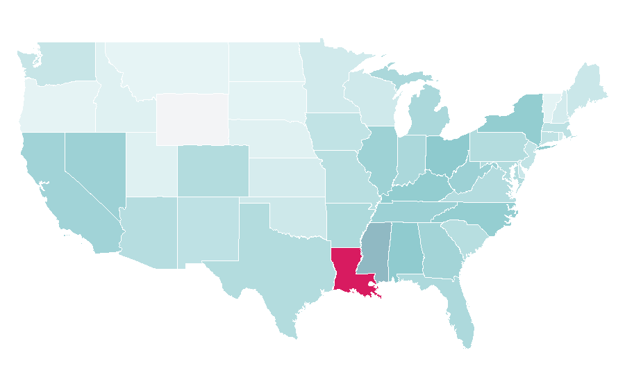 Affinity by region — Diamond Ring, United States