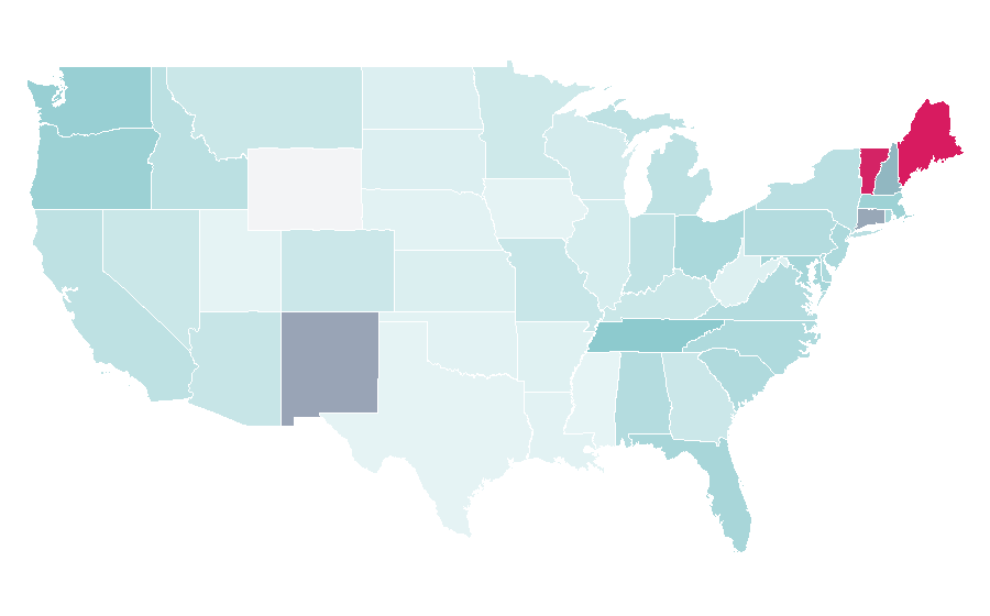 Affinity by region — Diana Krall, United States