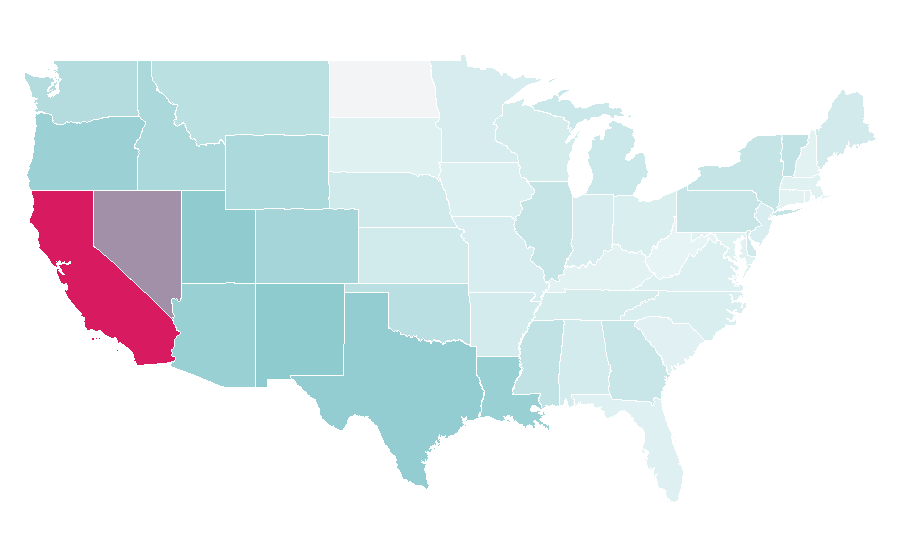 Affinity by region — Dickies, United States