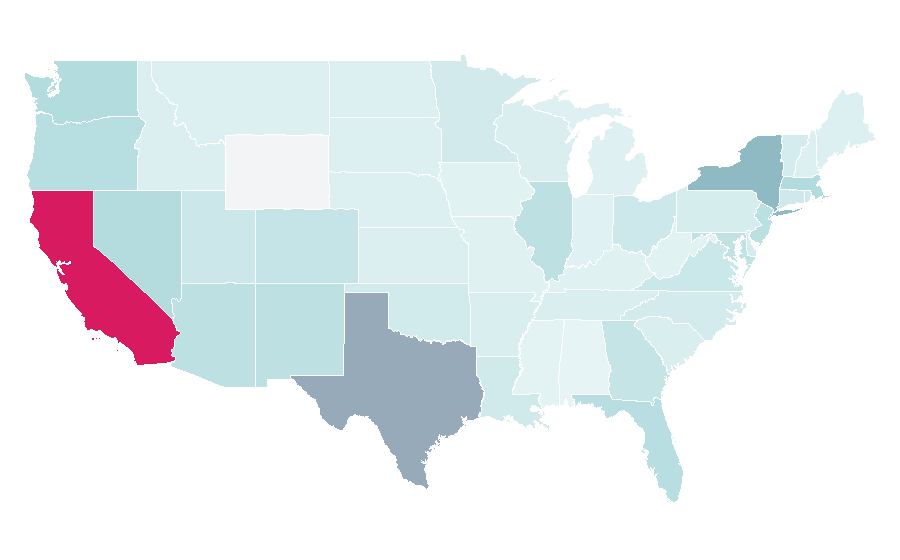 Affinity by region — Didi (footballer), United States