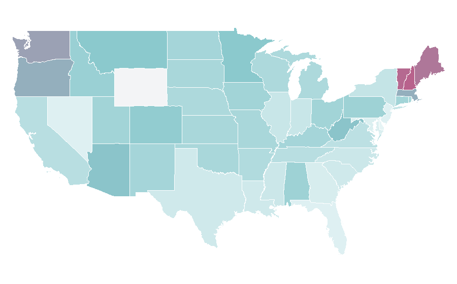 Affinity by region — Dido (singer), United States