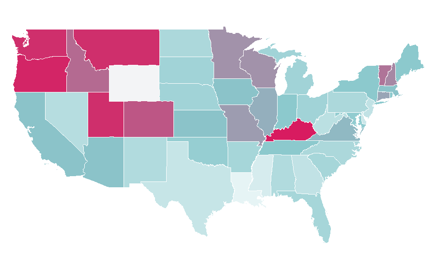 Affinity by region — Die Another Day, United States