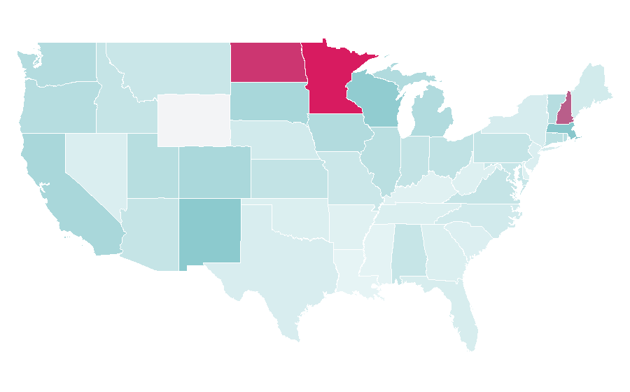 Affinity by region — Digi-Key, United States