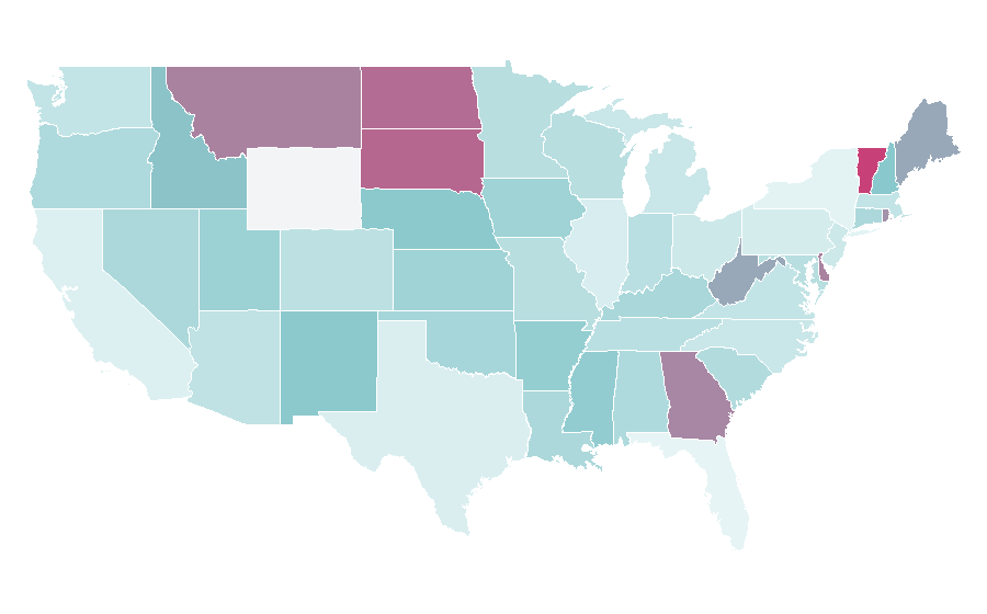 Affinität nach Region — Digital audio, USA