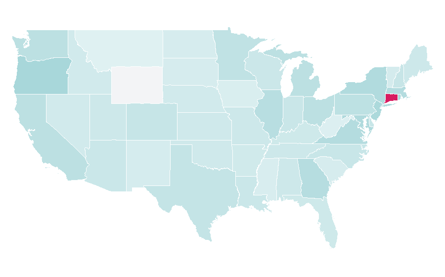 Affinity by region — Digital audio workstation, United States