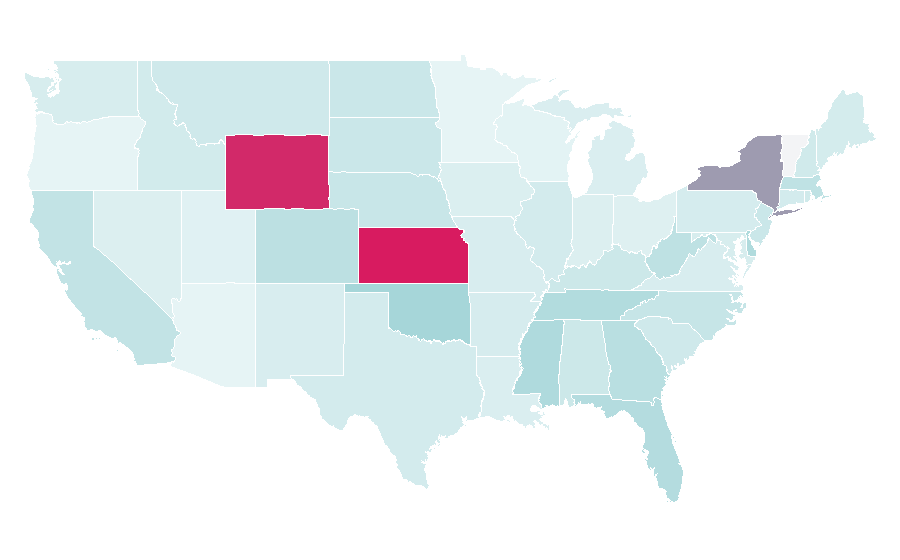 Affinity by region — Digital Spy, United States