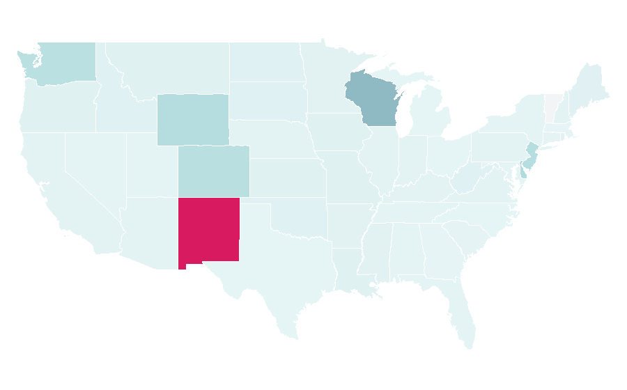 Affinity by region — Digital video recorder, United States
