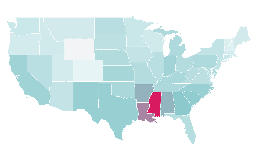 Affinity by region — Diploma, United States