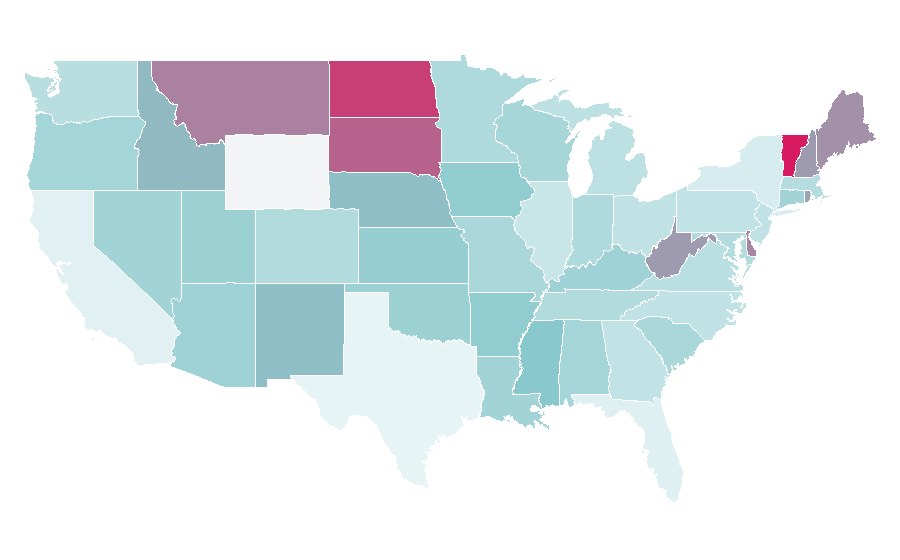 Affinity by region — Disaster film, United States
