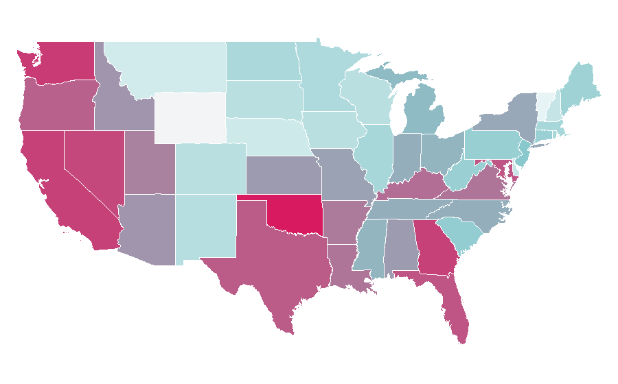 Affinität nach Region — Discord, USA