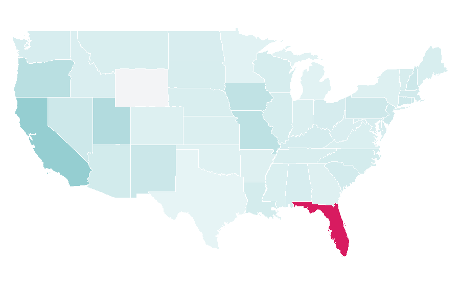 Affinity by region — Disney Parks Blog, United States