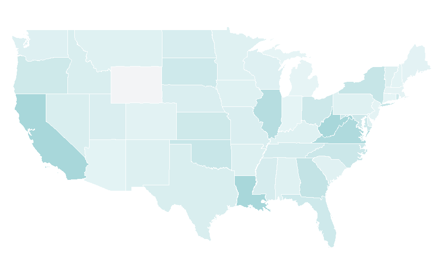 Affinity by region — District (Taiwan), United States