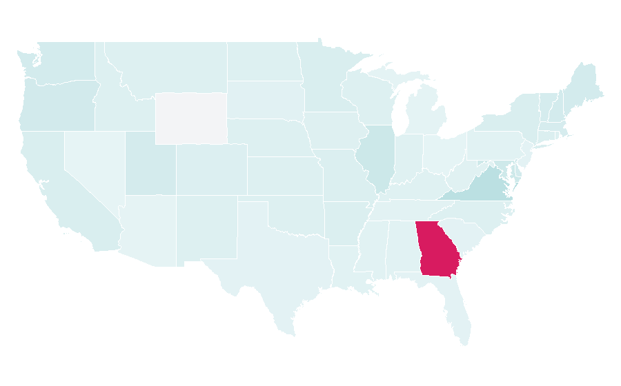 Affinity by region — Divan (furniture), United States