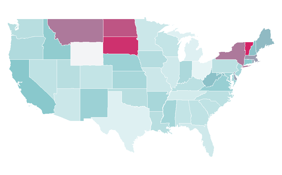 Affinity by region — Divertissement, United States