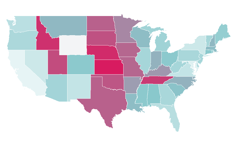 Affinity by region — Divi, United States